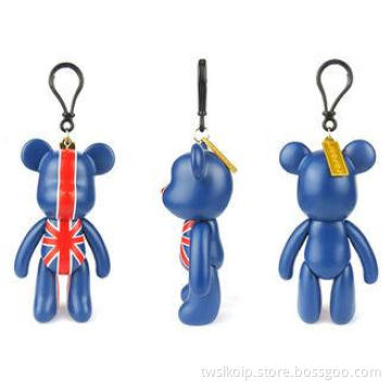 PVC POPOBE Bear Customised Key Chains Decorative Bags & Pho